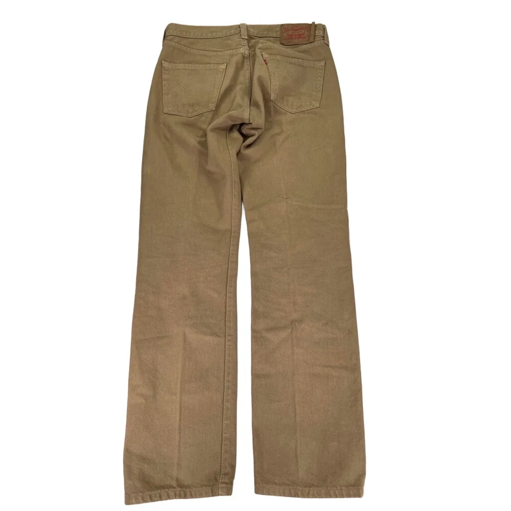 Levi's Men's Brown 501 Straight Leg Button Fly Jeans - 32x32